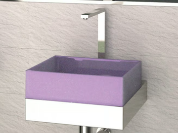 GUM - Countertop silicone washbasin by Glass Design - view 2